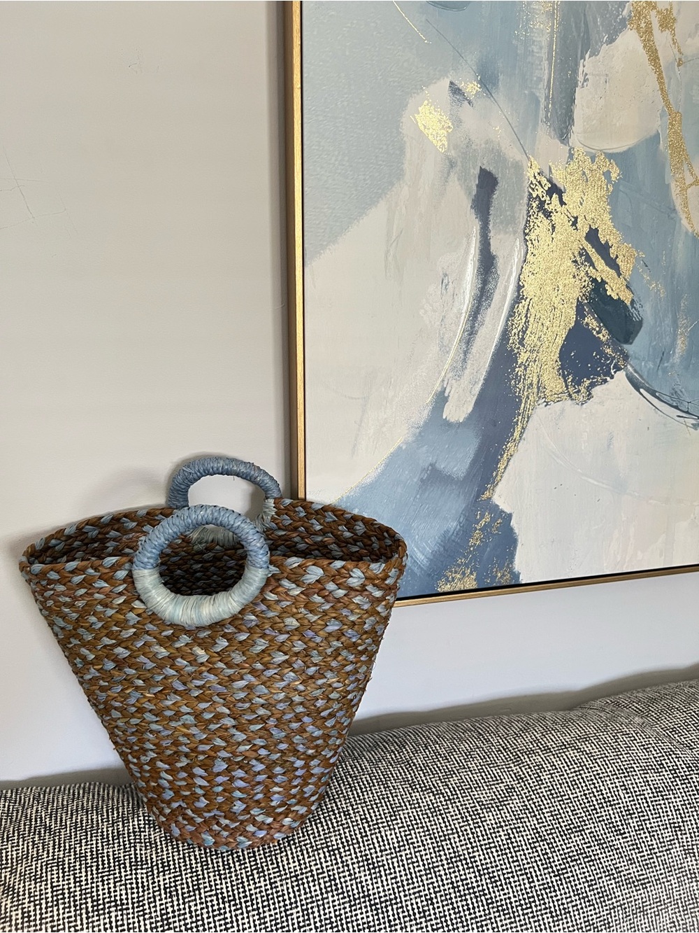 Handwoven Plant-Dyed Raffia Tote